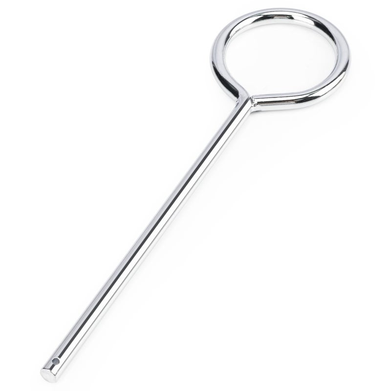 Labasics Support Retort Ring, Chrome-Plated Lab Support Ring Closed Extension Ring for Laboratory Experiment, Sturdy Corrosion Resistant, O.D. 60 mm I.D. 45 mm - Image 1